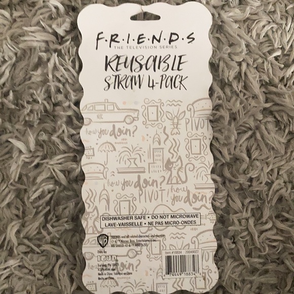 FRIENDS reusable straw pack - Picture 3 of 3